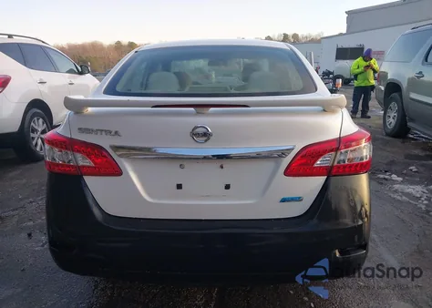2014 Nissan Sentra S z USA, uszkodzony, nr VIN 3N1AB7AP8EL693853